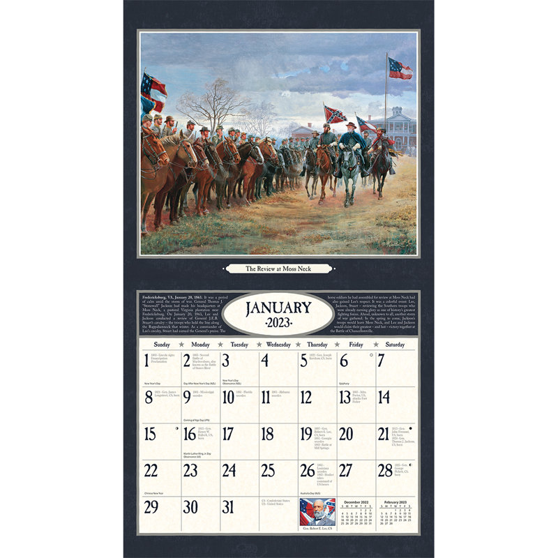 Lang Civil War 2023 Calendar Wall D cor Wayfair